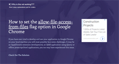 Desktop Screenshot of chrome-allow-file-access-from-file.com