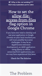Mobile Screenshot of chrome-allow-file-access-from-file.com